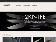 Tablet Screenshot of 2knife.com